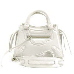 Balenciaga Neoclassical City Handbag White Leather